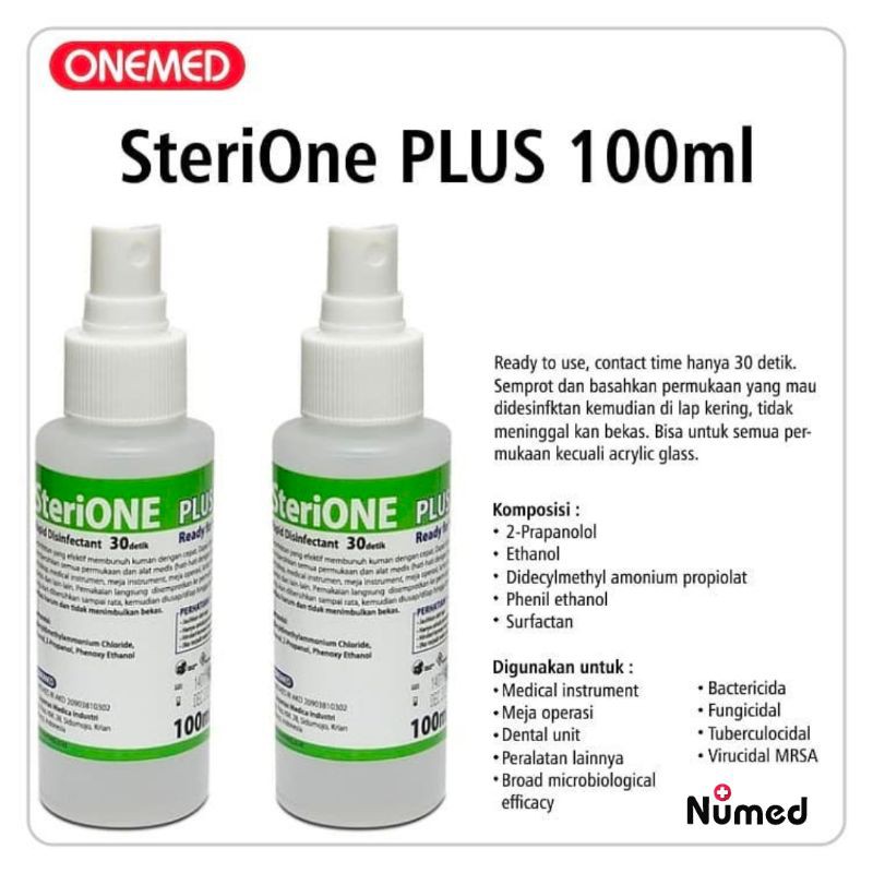 Sterione Plus Hard Surface Disinfectan Spray 100 ml Original