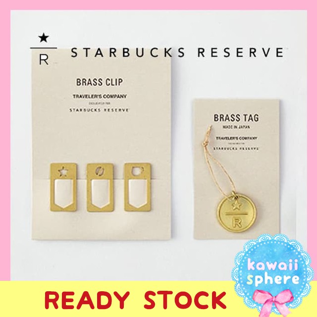 

Traveler's Notebook Starbucks Reserve Roastery | Brass Tag (Kanan) Ready