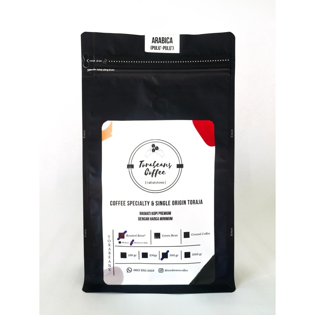 

Kopi Toraja Arabica Sapan 500gr