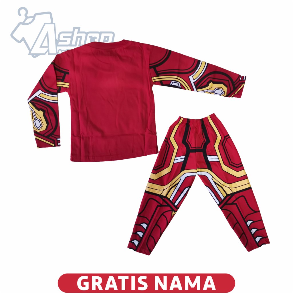 Baju Anak Setelan Iron Man