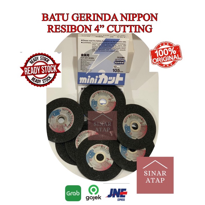 BATU GERINDA POTONG NIPPON RESIBON 4 x 2 - NIPPON RESIBON 4" CUTTING