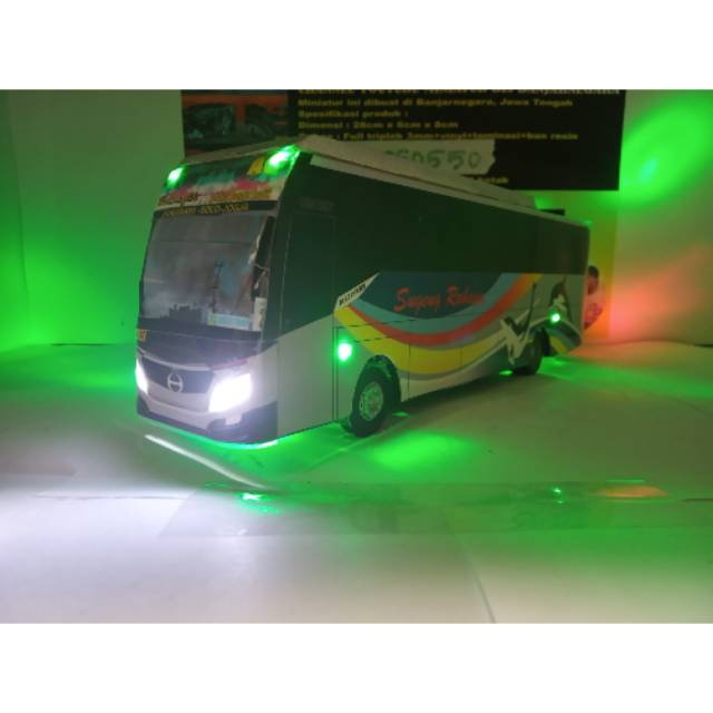 Miniatur bis banjarnegara non interior po. Sugeng Rahayu