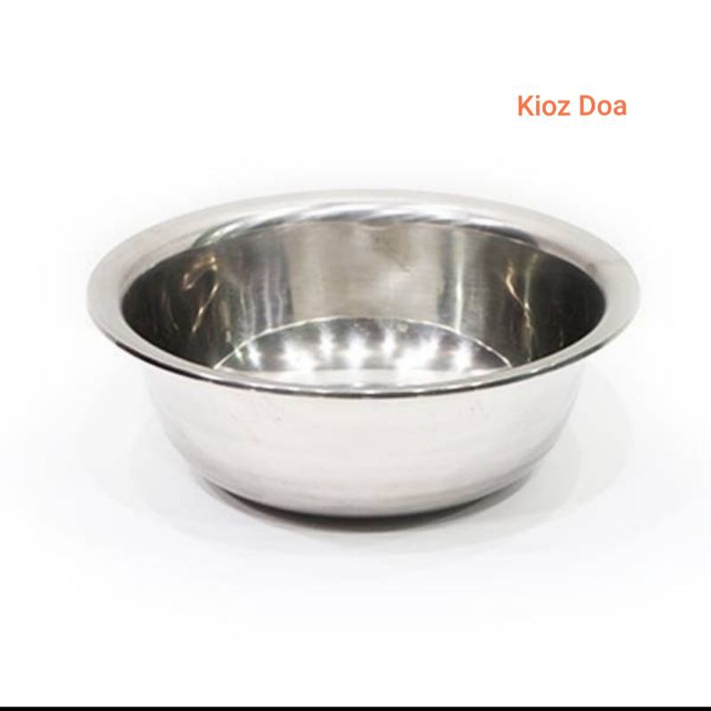 Baskom Kobokan / Mangkuk Kobokan Bahan Stainless DIameter 14 cm / Mangkok Kobokan Bahan Stainless