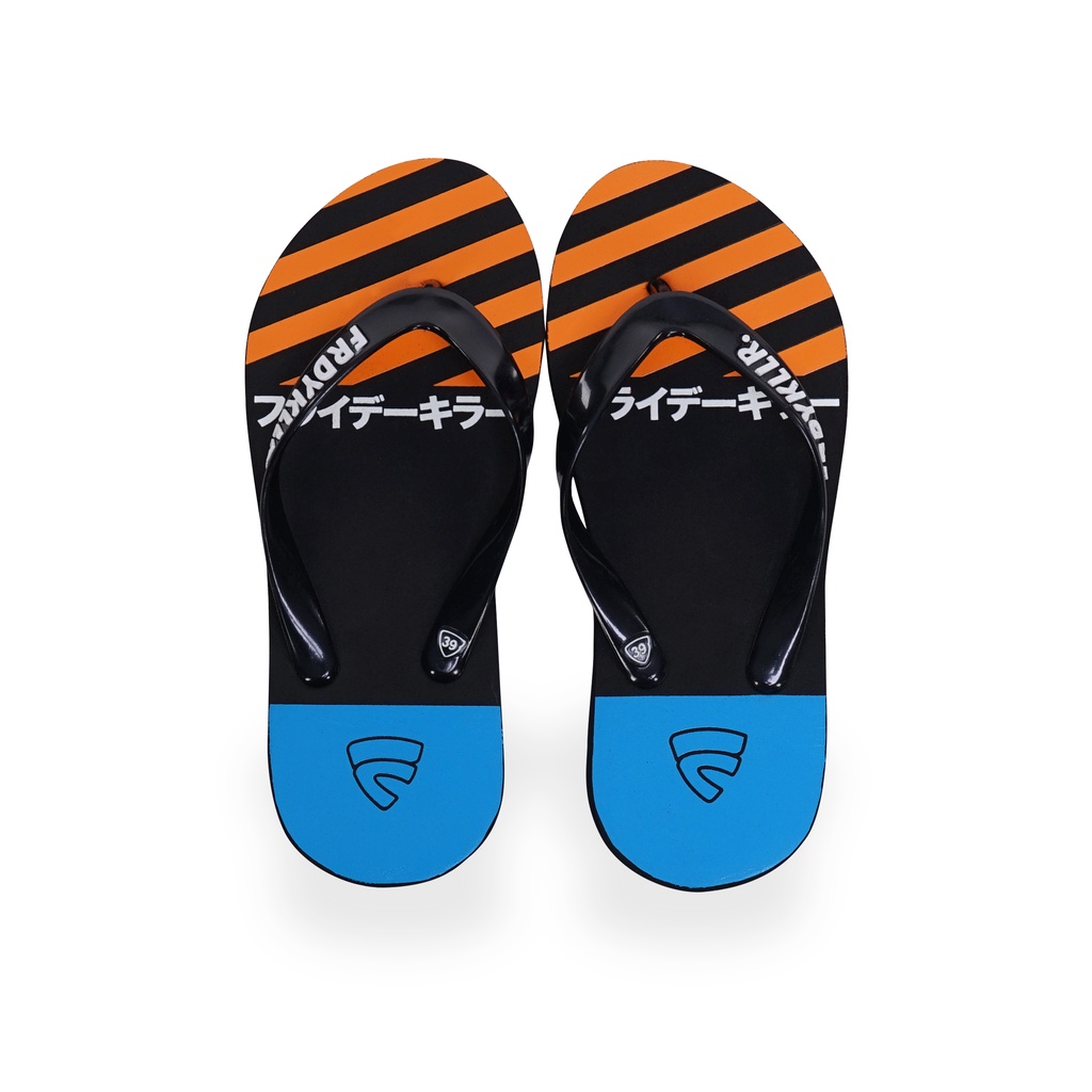 SANDAL FRIDAY KILLER | FRADA 3 BLACK ORANGE