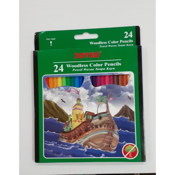 

PENSIL WARNA JOYKO CP-104 24 WARNA PANJANG | ALAT MEWARNAI