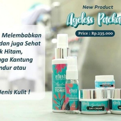 Pelembab pengencang kulit penghilang kerutan dan mata panda  Efosh Skincare penghilang jerawat