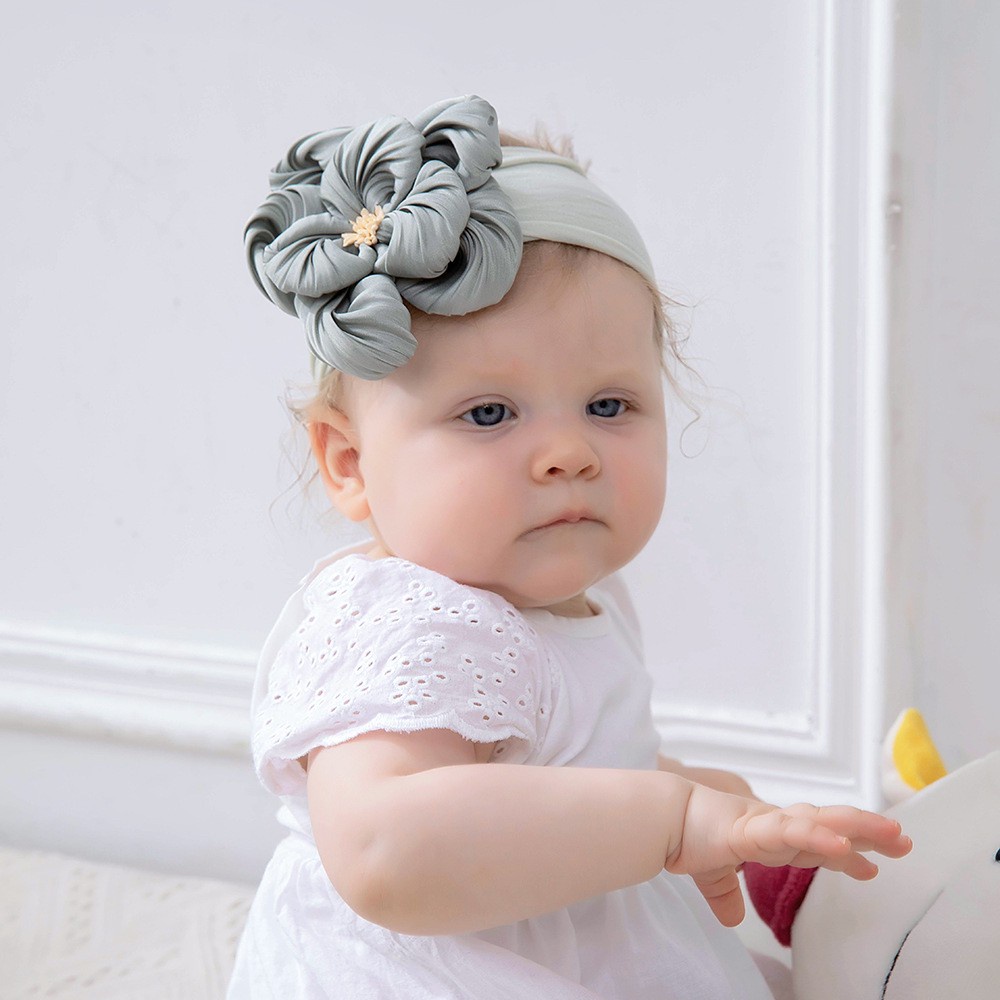 (Big Bow) Bandana bayi bunga headband jumbo premium import pita anak perempuan catalog jbay JB V