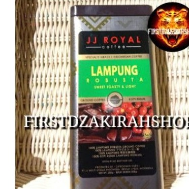 

JJ royal coffee lampung robusta whole beans 200gr