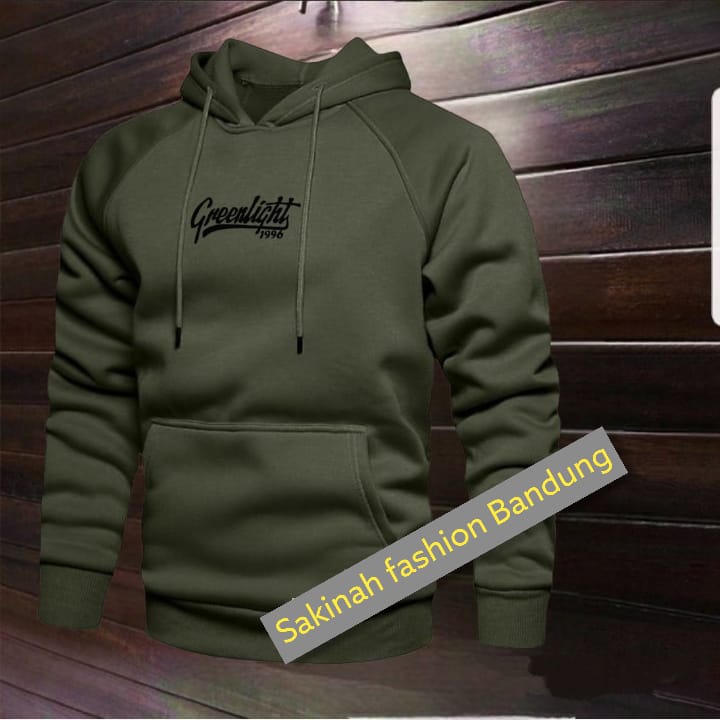 SWEATER HOODIE GREENLIGHT TERLARIS,SWETER PRIA TERLARIS HOODIE GREENLIGHT BIG SIZE PRMIUM JUMBO M-XXXL