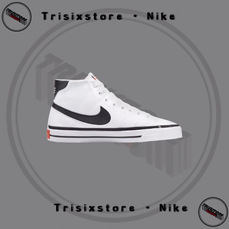 Nike Court Legacy Canvas Mid White/Team Orange/Black Original