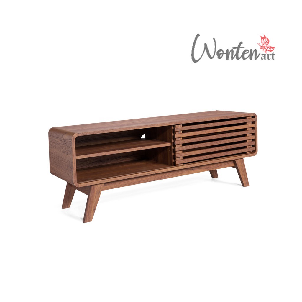 Meja TV Kayu Jati 120 CM Zena - Wonten Art Table