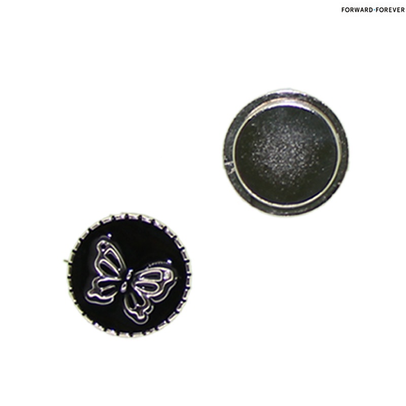 12pcs Bros magnet Bentuk Kupu-Kupu Untuk hijab M10026-12