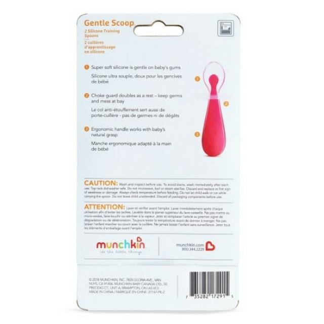 Munchkin Gentle Scoop Silicone Training - 2pk