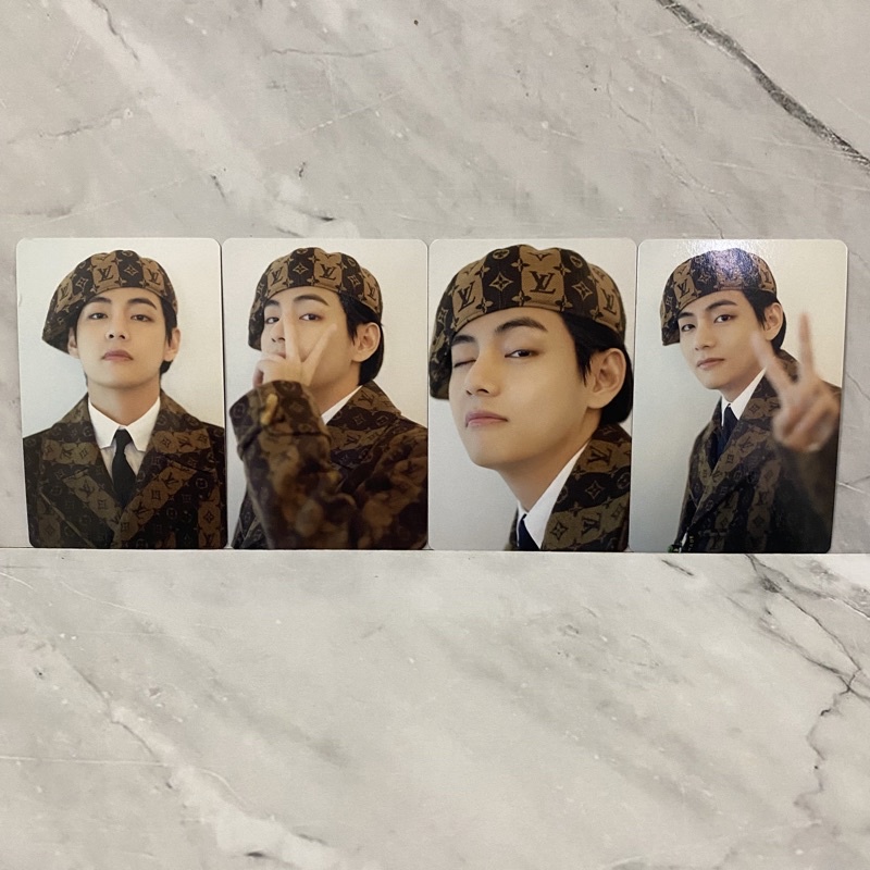 4pcs BTS V taehyung pc photocard dicon 101 official take all