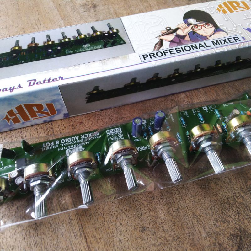 Kit Mixer Audio 8 Potensiometer