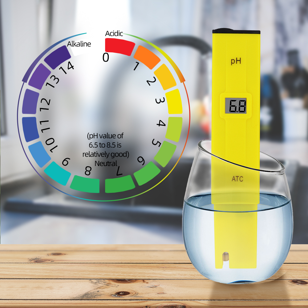 PH Pena 0.1/0.01 Meter Digital Tester Alat Uji Air Portabel Alat Uji PH Kolam Renang Air Quality