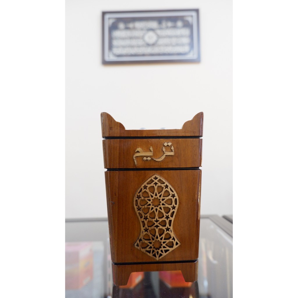 Tempat Bukhur Kayu Jati - Prapen Terompah - Mabkhara Tarim