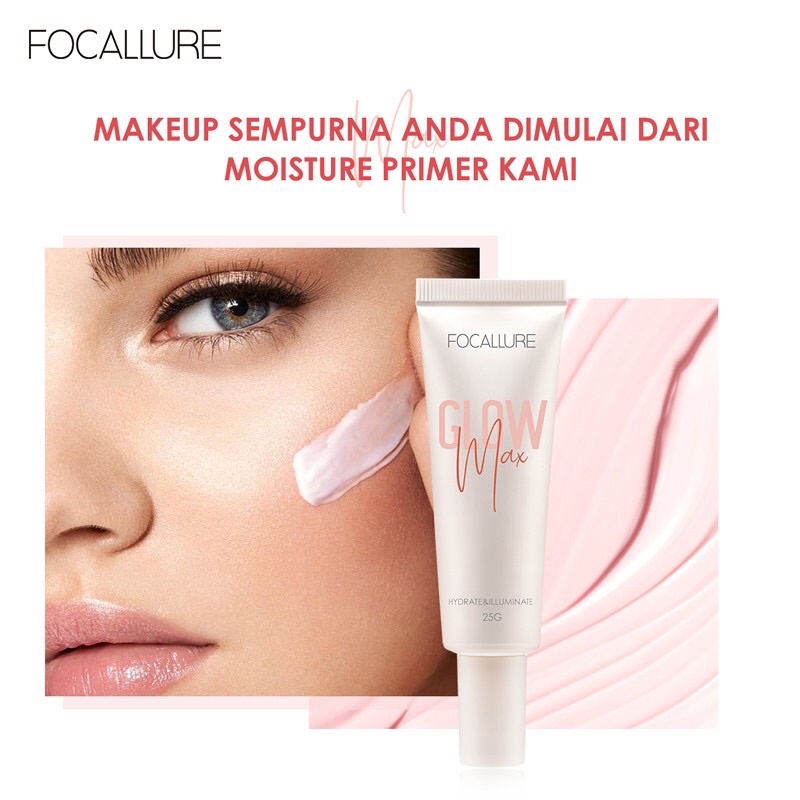 Focallure Blurmax And Glowmax Pore-minimize Primer FA138 FA 138 waterproof tahan lama