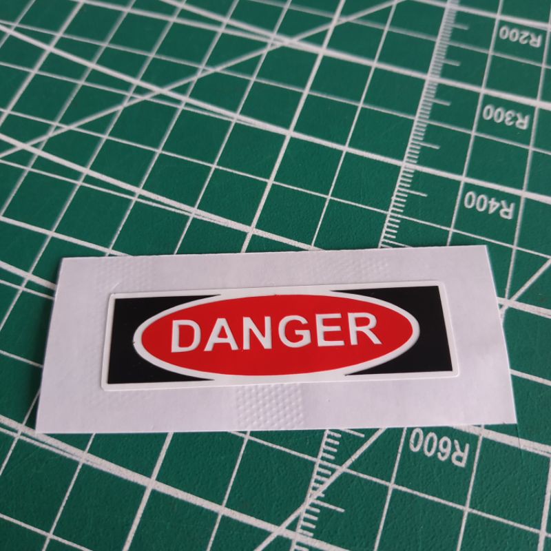 

stiker danger