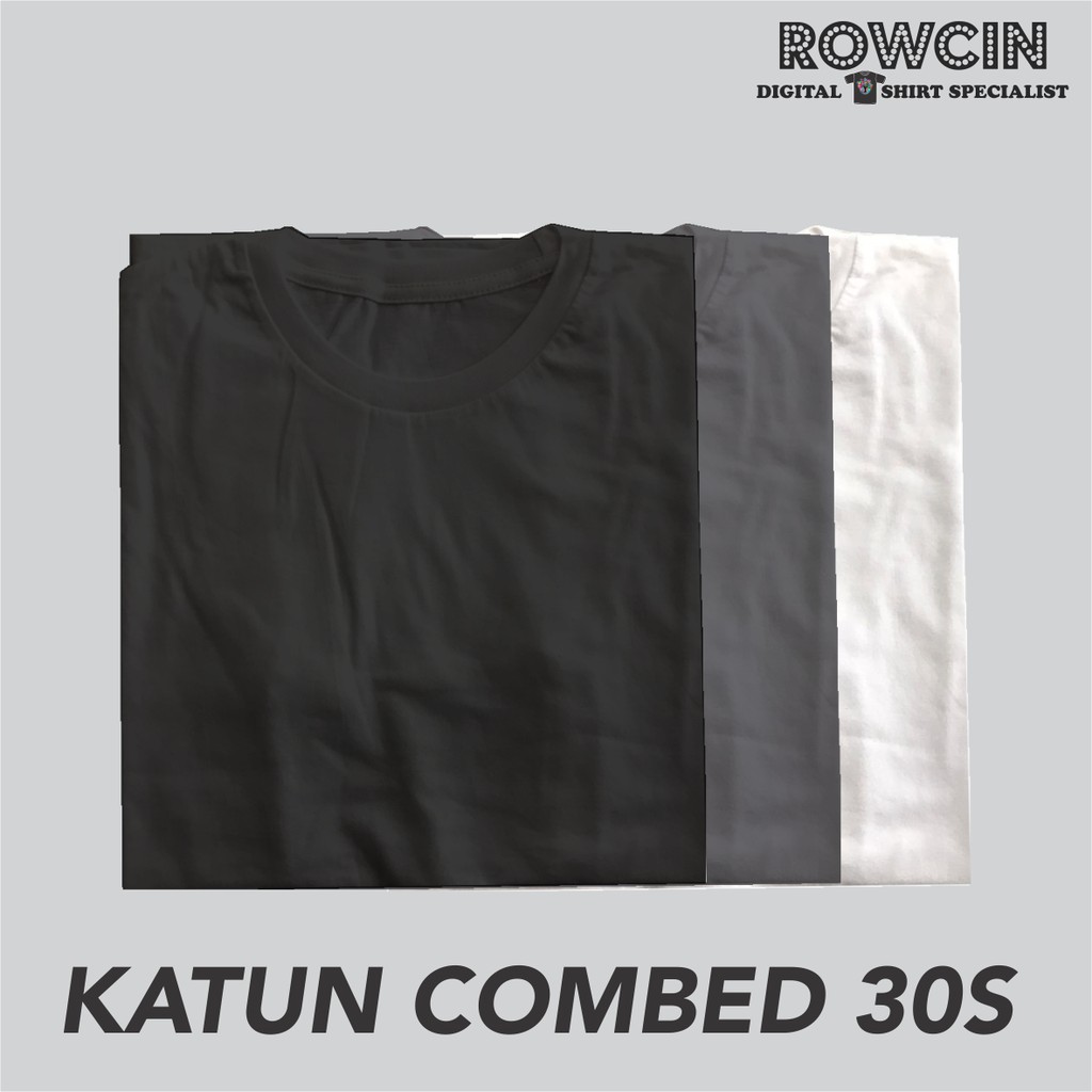 KAOS POLOS DAISY KATUN COMBED 30S