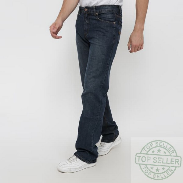 (Celana Murah) Edwin Celana Jeans EDW 512-27-ECO Regular Fit Pria Panjang Biru Tua - Biru, 30 |DXT