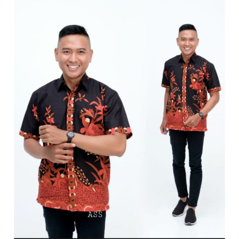 KEMEJA BATIK LENGAN PENDEK PRIMISIMA