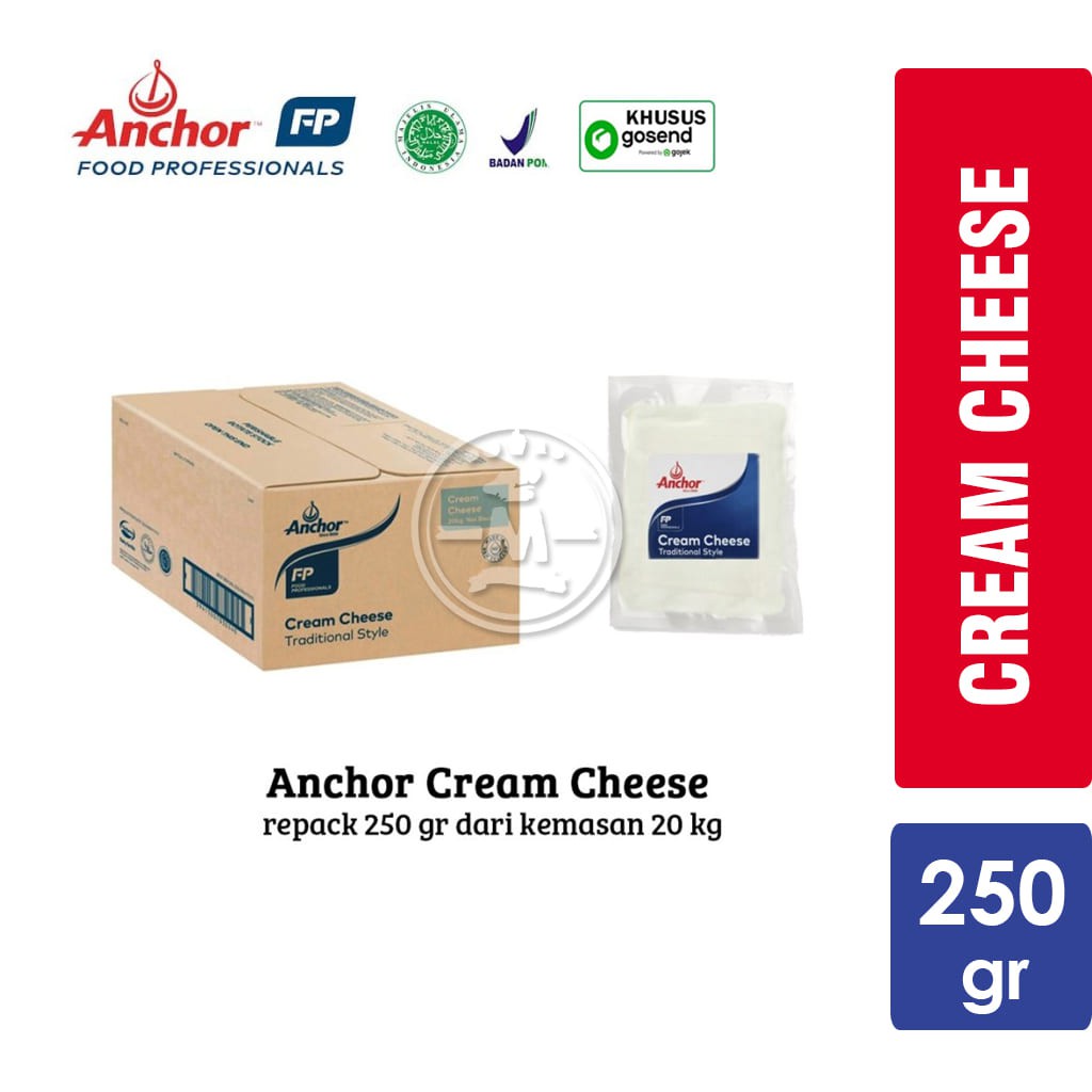 

Anchor Keju Cream Cheese [250 gr] KHUSUS GOSEND