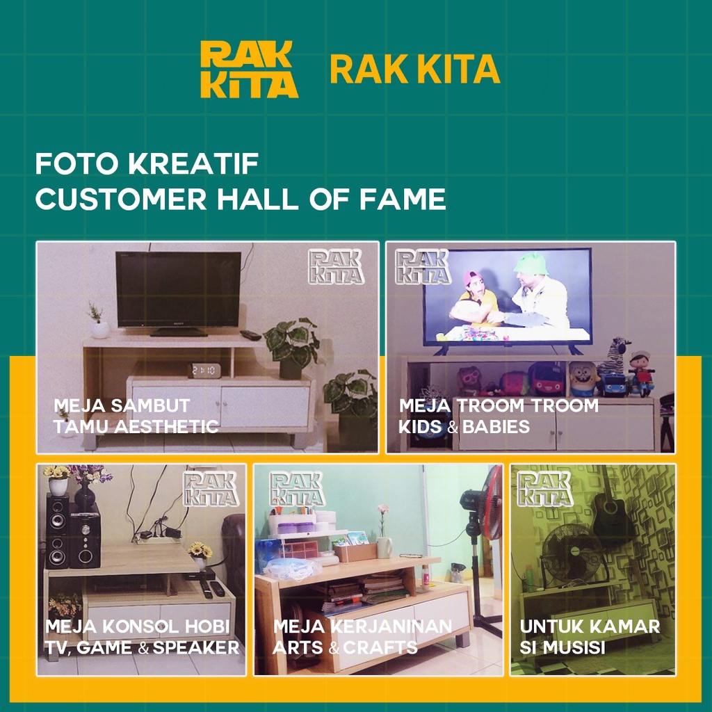 MEJA TV / RAK TV MINIMALIS / MEJA KERJA / MEJA TAMU / BUFFET TV / CONSOLE TV / MEJA TV MODERN-2