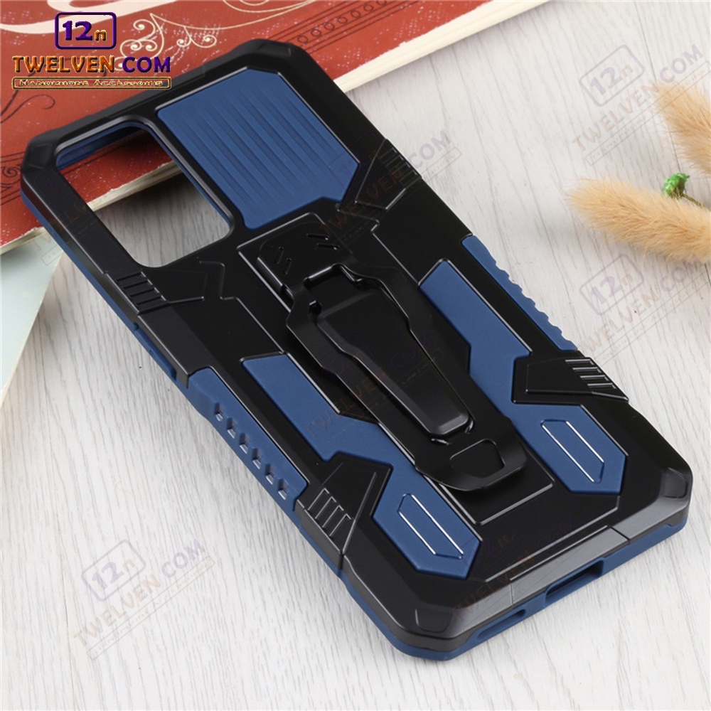 Case Shockproof Oppo Reno 5 Armor Hardcase Stand Clip