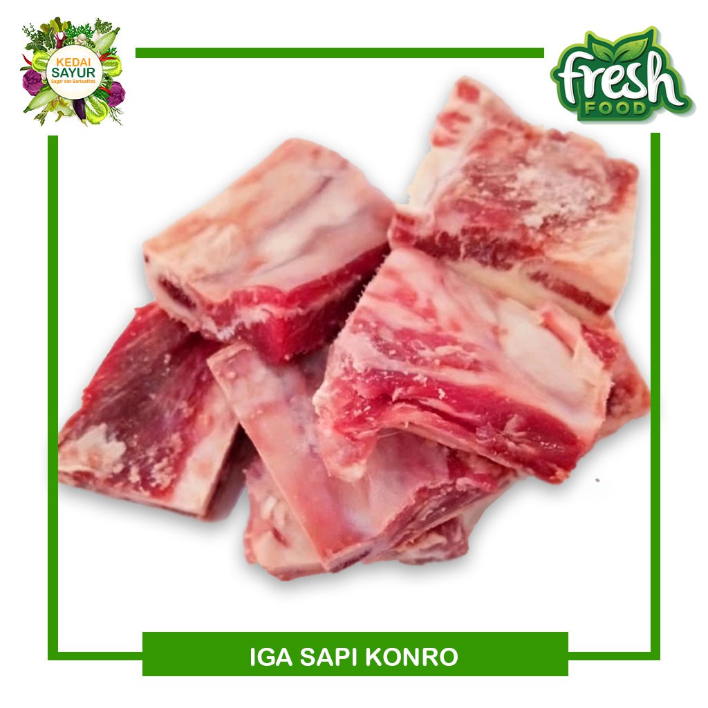 

Tulang Iga Daging Sapi 500 Gram - Gerai Sayur Daging Segar Depok