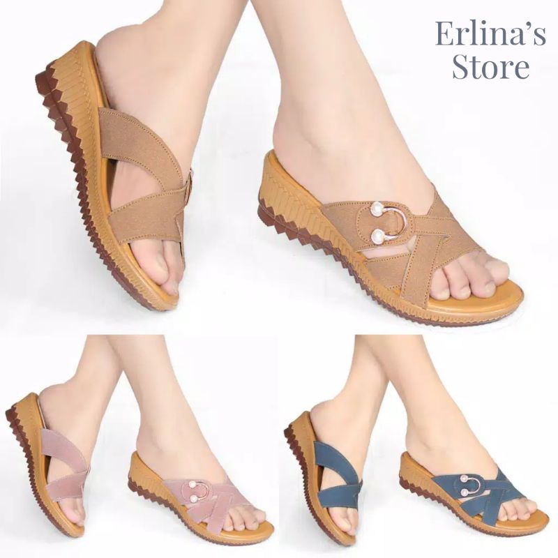 Wedges Wanita Casual Cantik Terbaru - Athena Series