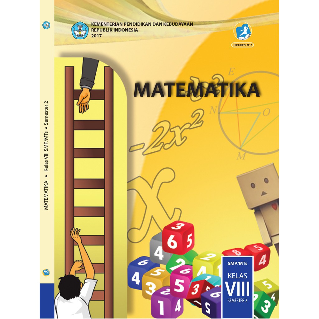 Buku ipa ips matematika bahasa indonesia inggris pkn pai seni budaya prakarya pjok smp kelas 8-MATEMATIKA SMESTER 2
