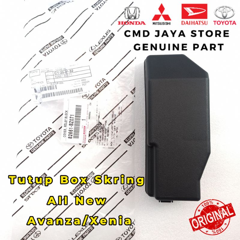 Tutup Box Skring Sekring All New Avanza Veloz Xenia 2012-2014 Original