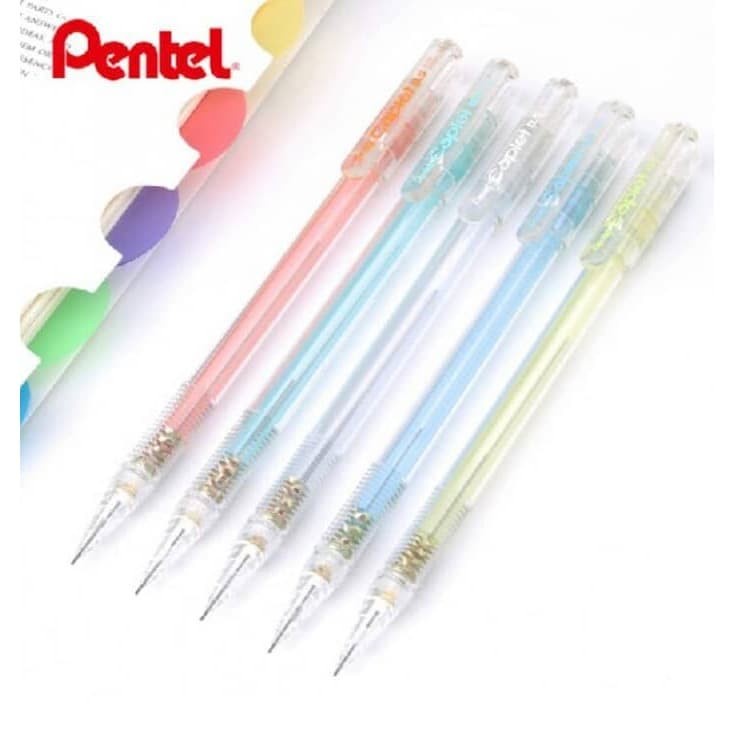 

pensil mekanik pentel transparan/ pensil mekanik ukuran 0.5mm/ pensil mekanik murah/ pensil mekanik warna transparan/ pensil transparan unik/ pensil mekanik lucu