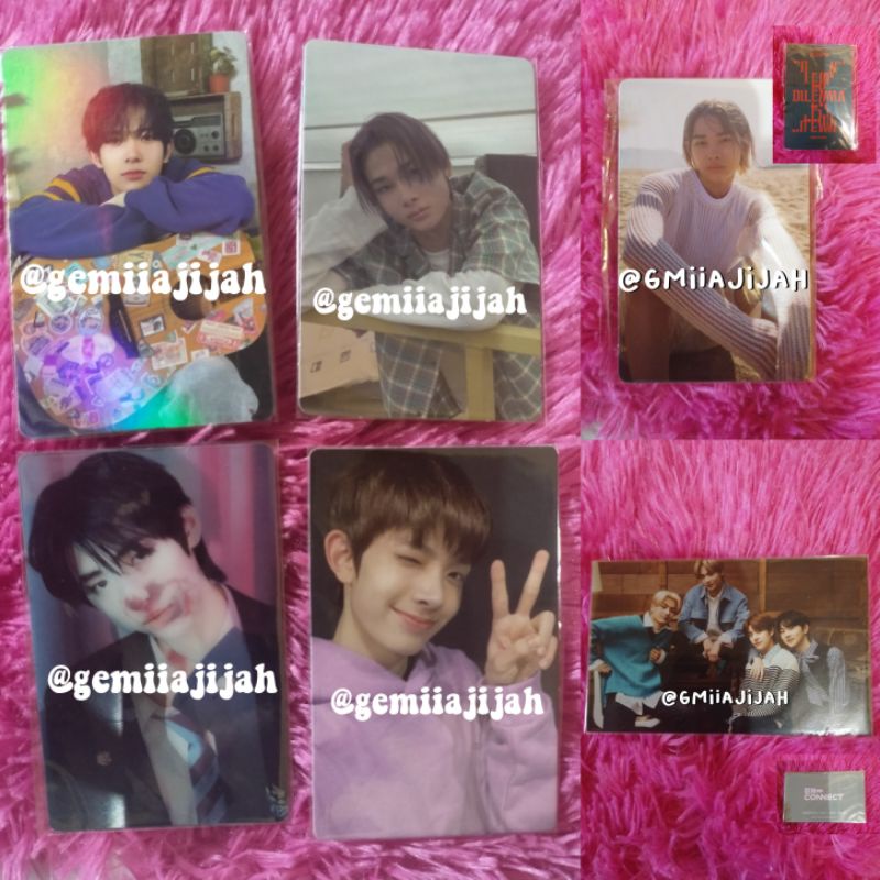 PC PHOTOCARD ENHYPEN HEE HOLO GITAR CHARYBDIS LENTI SUNGHOON NI-KI DOWN KONSEP LS HEE POB WV NI-KI T