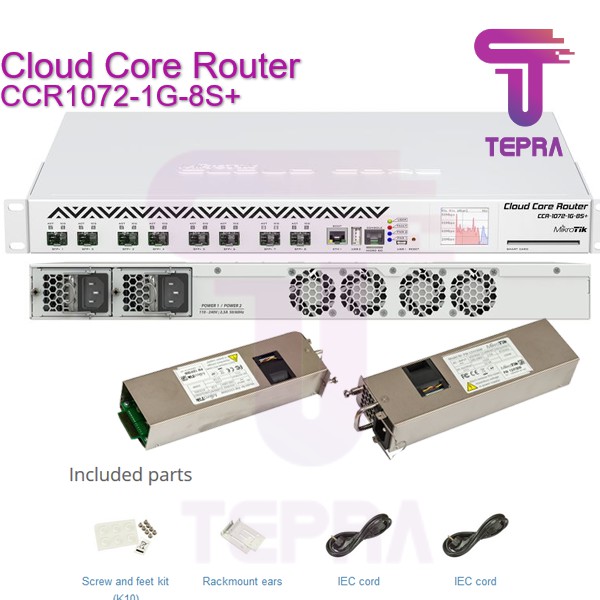 MikroTik CCR 1072 1G 8S+ CCR1072-1G-8S+