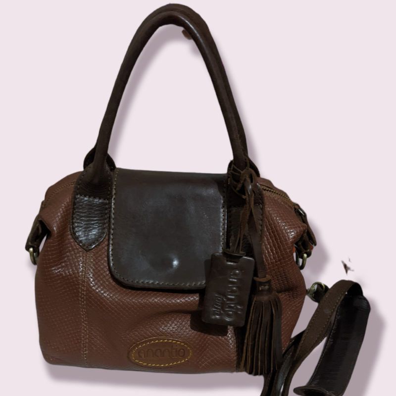 anantio bag / preloved bag / tas bekas kulit anantio
