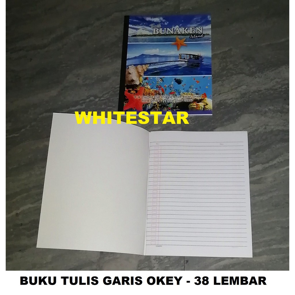 

buku tulis garis okey 38 lembar (kiky group)