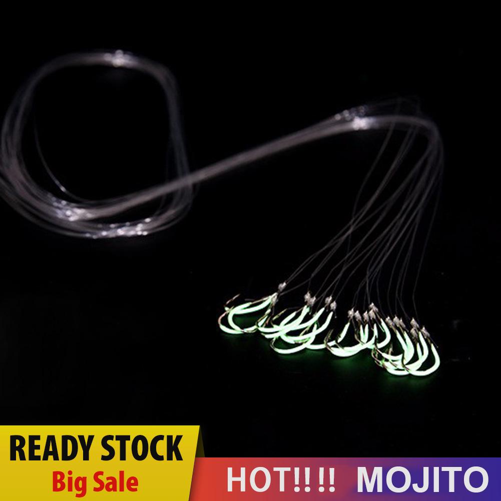 30pcs Kail Pancing Bahan Carbon Steel Luminous