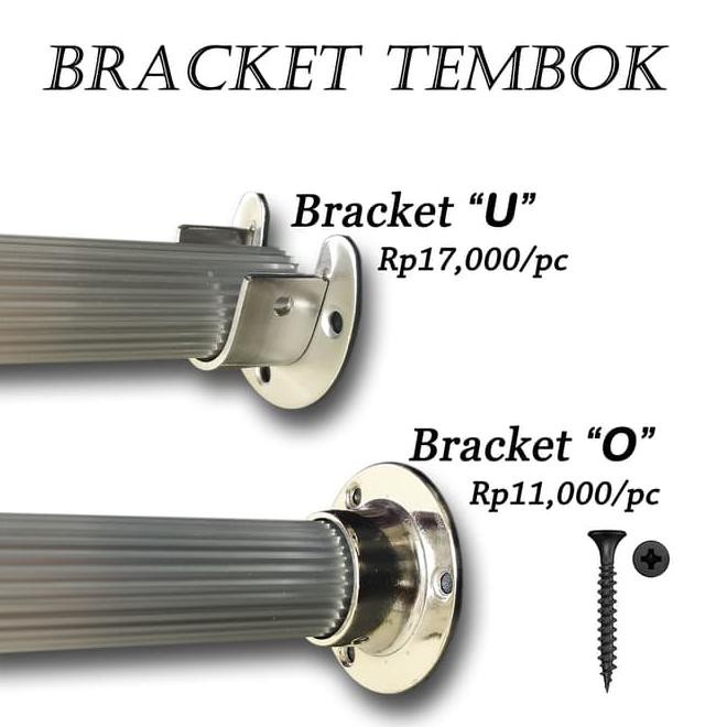 Bracket Tembok Rollet Gorden - Bracket O