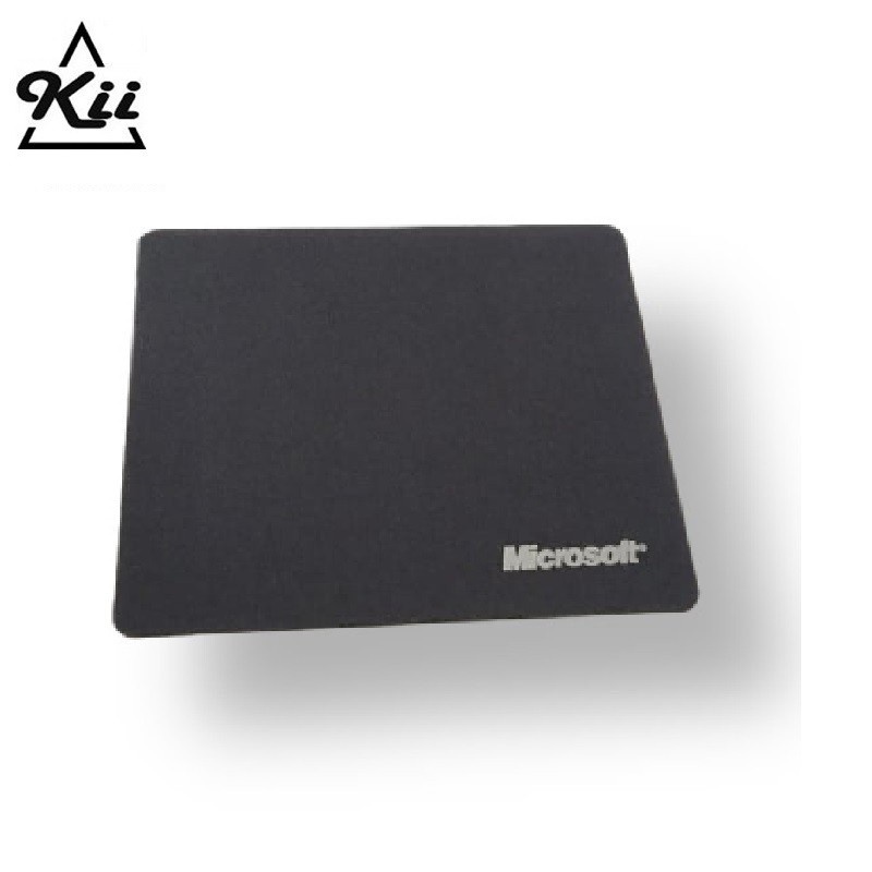 MSM-X3 Microsoft Mouse Pad 23x19cm - Tatakan Mouse - Alas Mouse Hitam