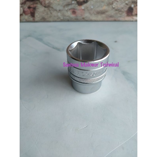 TEKIRO 1/2&quot; 30 MM Mata Kunci Sock Sok Soket Shock 30mm 6PT 12PT
