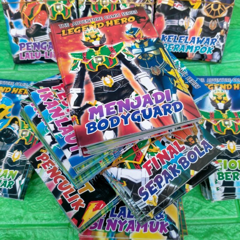 Paket 5 Atau 10 Buku Cerita Atau Komik Legend Hero The Adventure Judul Berbeda Beda