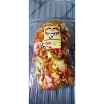 

krupuk pedas/krupukpedasgurih/cemilanmurah60grm