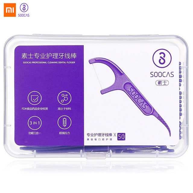 Dental Floss Benang Gigi Pembersih Jigong 50 PCS Xiaomi Mijia Soocas