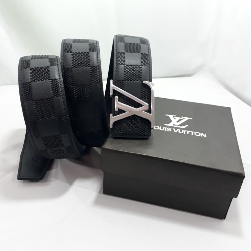 Gesper Pria Men Belt Ikat Pinggang Cowok Terbaru Tali Panjang Aksesoris K4E6 IKAT PINGGANG LV 4 CM/B