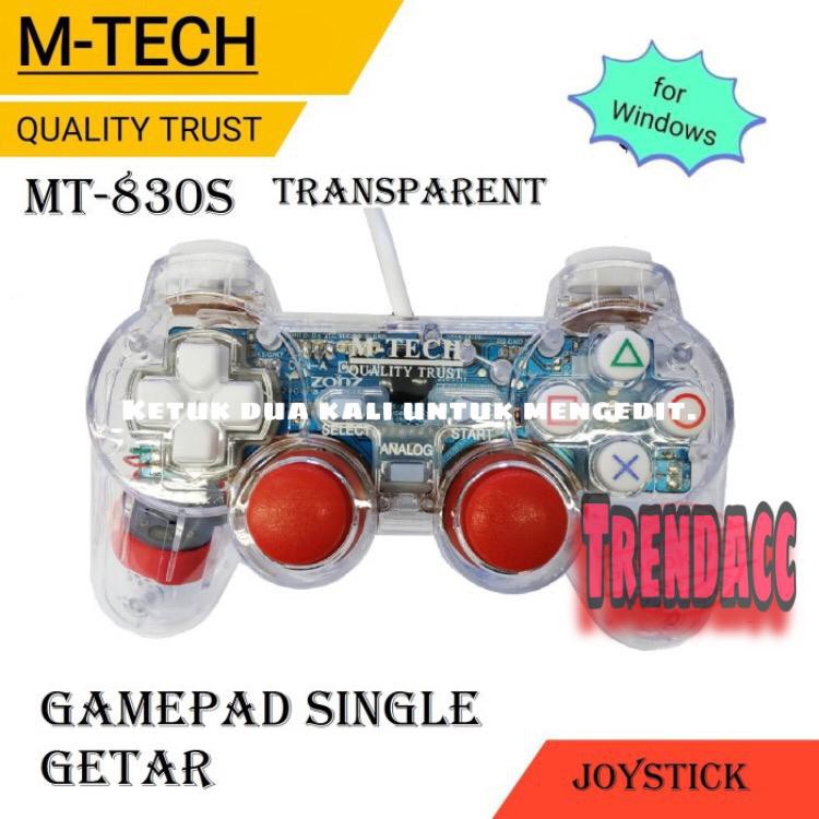 Trend-Gamepad / Stick PC / Laptop Single Transparan M-Tech MT-830S