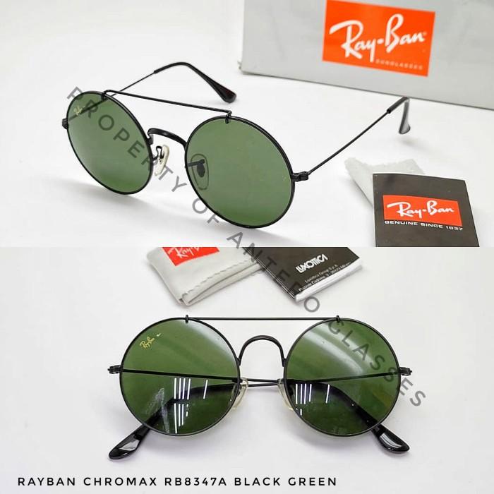 kacamata hitam pria wanita bulat chromax grade original