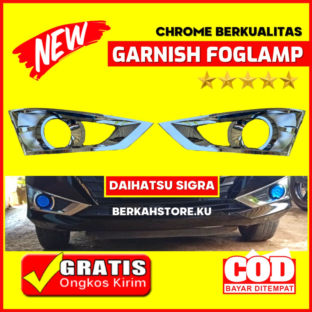 Cover Foglamp Sigra Truk Kualitas Premium isi 2 Aksesoris Lampu Kabut Sigra Garnis Cover Foglamp Lampu Kabut