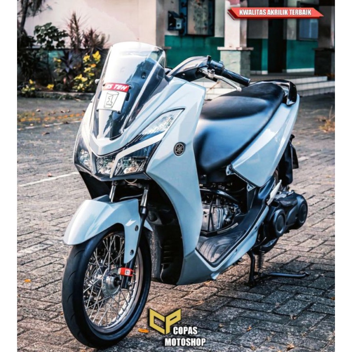 Windshield Lexi Motor Lexi Visor Lexi Winsil Yamaha Lexi 125 Model Standart Standar Bening Clear